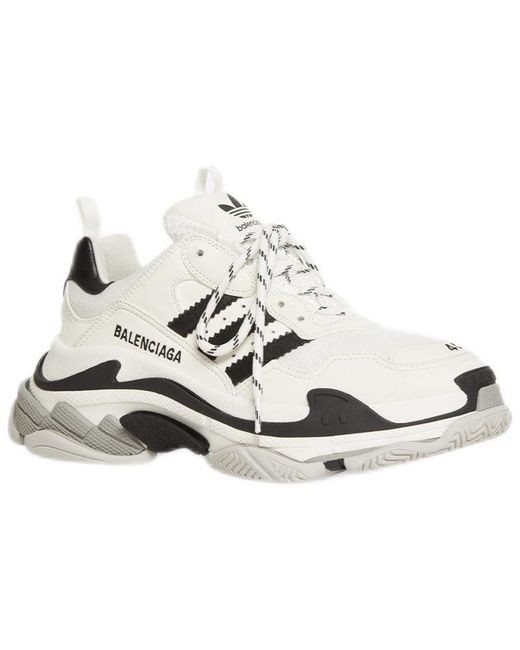 Adidas White X Balenciaga Triple S Sneaker