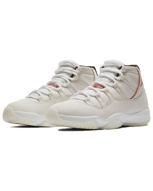 Nike White 11 Retro 'Platinum Tint' for men