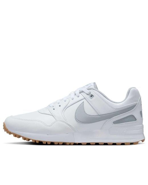 Nike White Air Pegasus 89 Golf Gum Medium Pure Platinum' for men