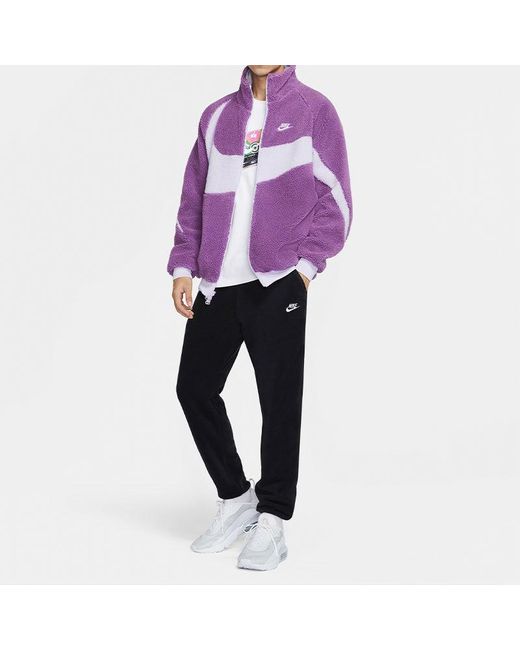 Nike Black Sportswear Fleece Polar Fleece Stay Warm Long Pants for men