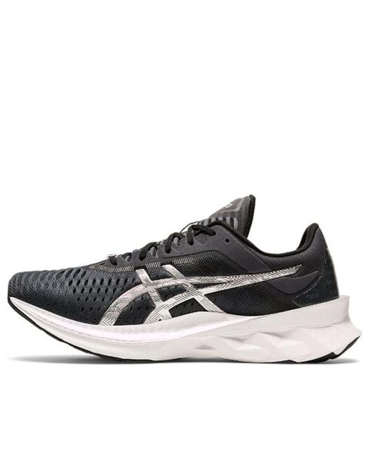 Asics Black Novablast Platinum 'Carrier' for men