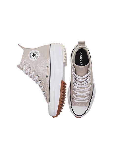 Converse White Run Star Hike High 'Metallic Classics for men