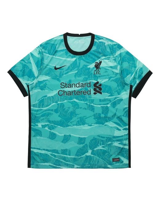Nike Blue Liverpool 20/21 Fan Edition Away Jersey for men
