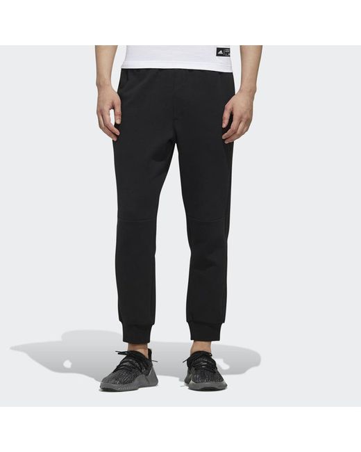 Adidas Black Ai Pt Kn Lw Sports Stylish Long Pants for men