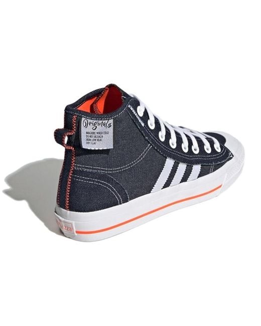 Adidas Blue Nizza Hi Rf Denim' for men
