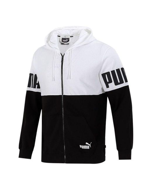 PUMA White Train Fitness Breathable Cardigan Jacket for men
