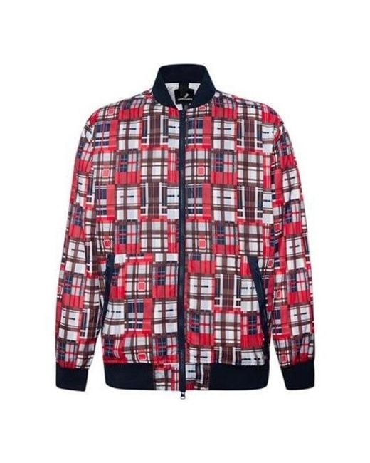 Converse Red Printed Utility Bomber for men