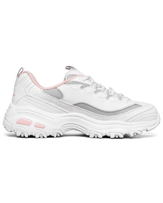 Skechers White (Wmns) D'Lites 1.0 Gs