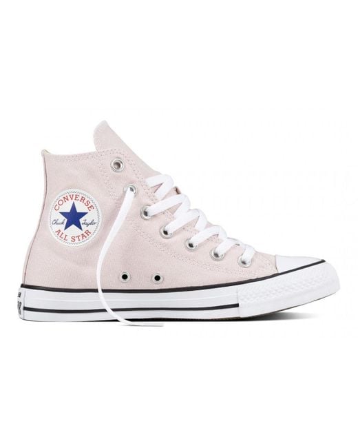 Converse White Chuck Taylor All Star Hi Top Barely Rose for men