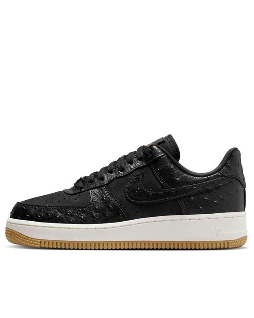 Nike Black (Wmns) Air Force 1 '07 Lx Ostrich'