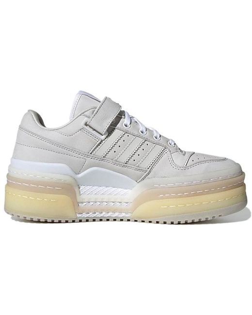 Adidas White Triple Platforum Low