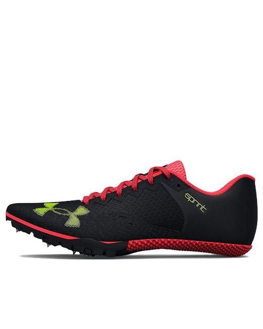 Under Armour Red Kick Sprint 4 Track Spikes Beta' for men
