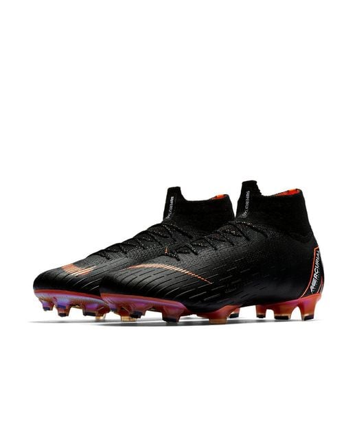 Nike Black Mercurial Superfly 6 Elite Fg Total' for men