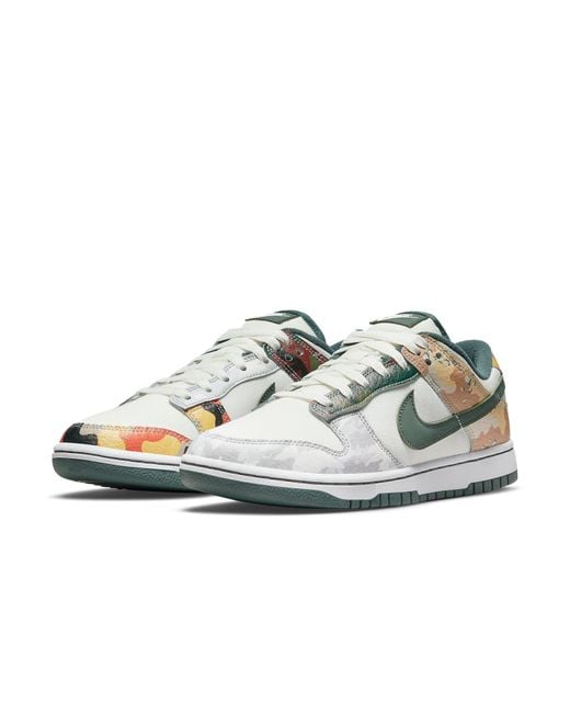 Nike White Dunk Low Se 'Sail Multi-Camo' for men