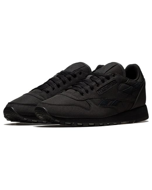 Reebok Black Classic Leather 'Maharishi Ripstop' for men