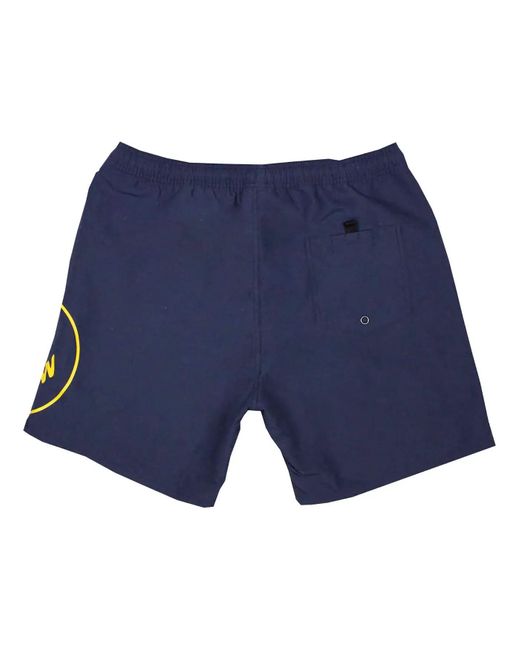 Drew House Blue Mascot Pool Shorts for men