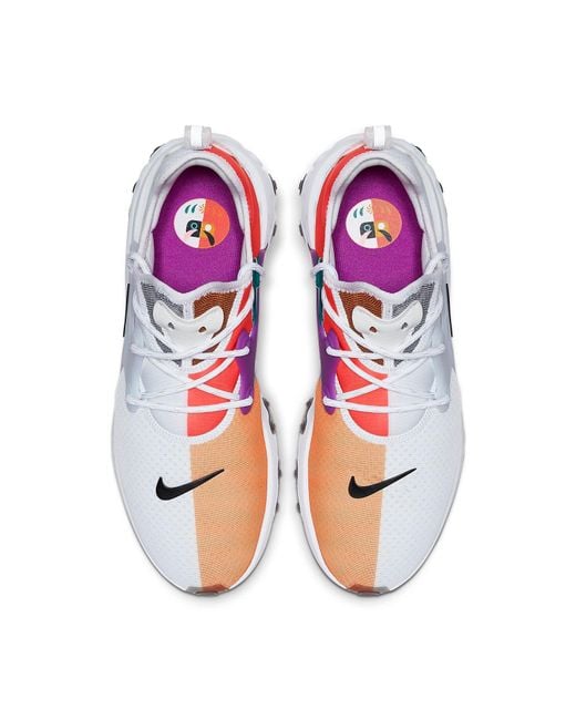 Nike White Beams X React Presto 'Dharma' for men