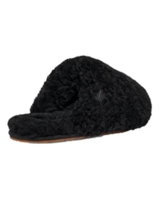 Ugg Black (Wmns) Maxi Curly Slide