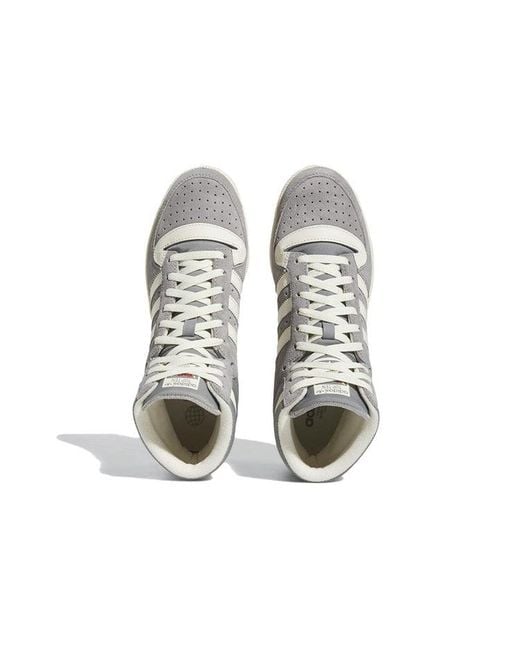 Adidas Metallic Top Ten Rb 'Charcoal Solid' for men