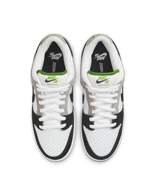 Nike Gray Sb Dunk Low 'Chlorophyll' for men