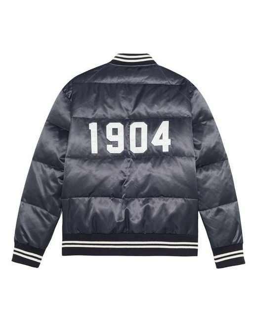Mitchell & Ness Blue Down Jacket for men