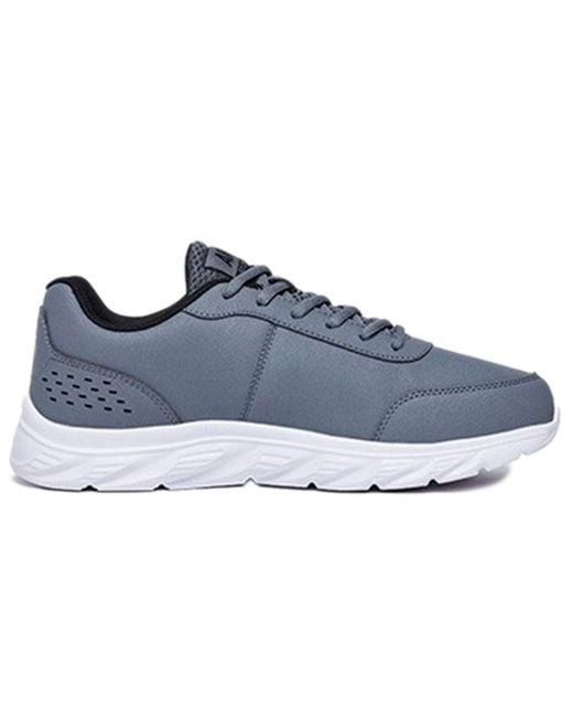 Anta Blue Running Series Sneakers Leather 'Stone' for men