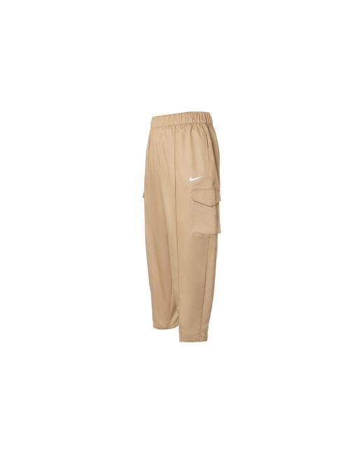 Nike Natural (Wmns) Sportswear Essentials Woven High Waist Long Pants/Trousers