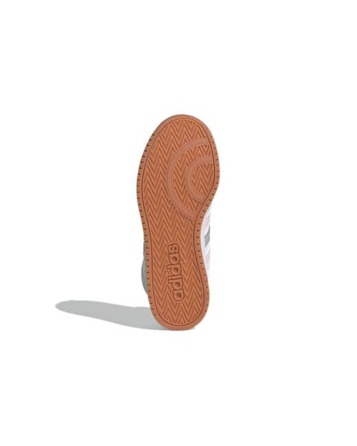 Adidas White (Wmns) Hoops 2.0 Mid