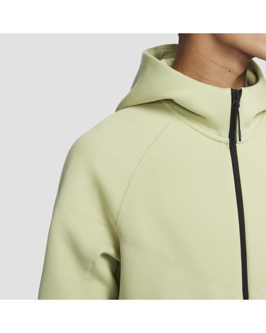 Nike Green Tech Fleece Full-Zip Windrunner Hooded Jacket Asia Sizing for men