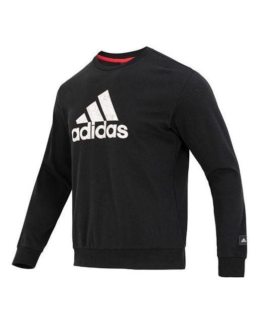 Adidas Black Cm Gfx Crew for men