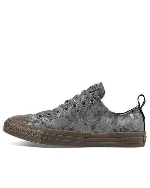 Converse Gray Chuck Taylor All Star Low 'Camo' for men