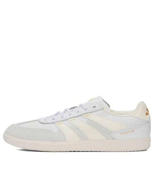 Adidas White Predator Freestyle Indoor 'Cloud Off Metallic' for men