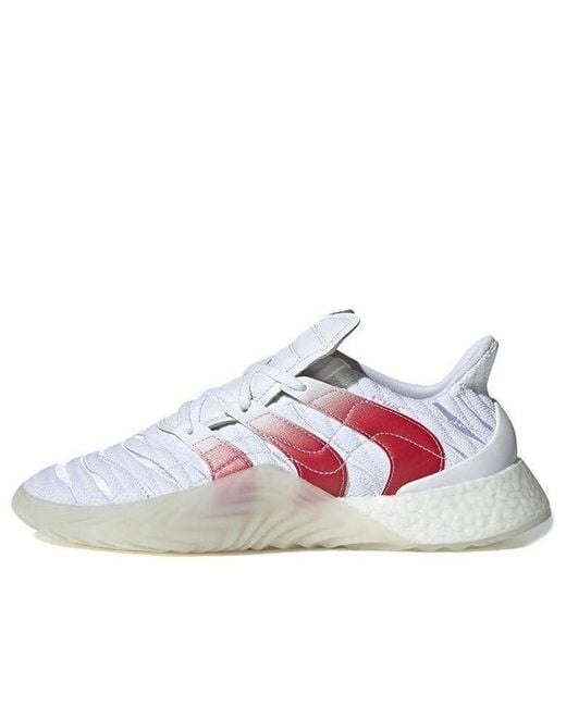 Adidas White Sobakov 2.0 Scarlet' for men