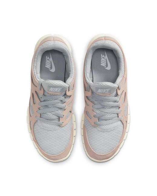 Nike White Free Run 2 'Wolf Fossil Stone' for men