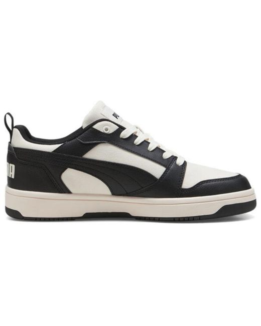 PUMA Black Rebound V6 Low Cv Warm' for men