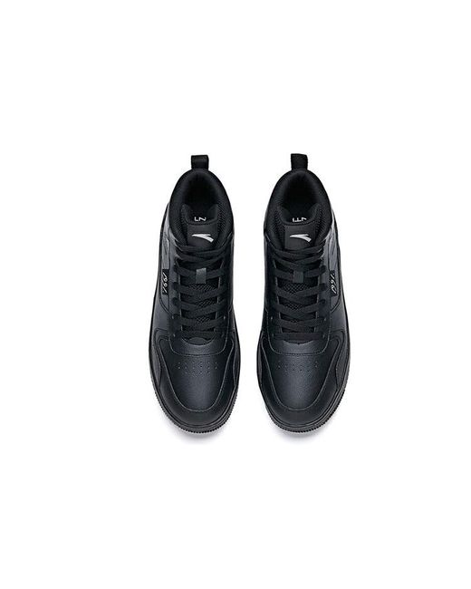 Anta Black Skateboarding Series Sneakers High for men