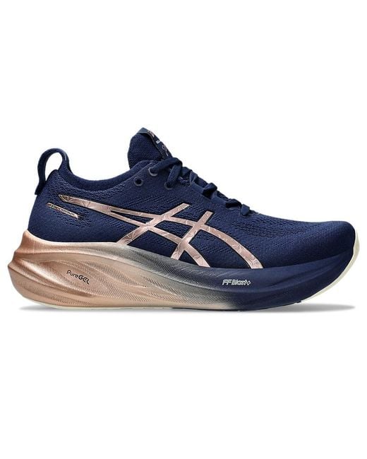 Asics Blue (Wmns) Gel-Nimbus 26 Platinum