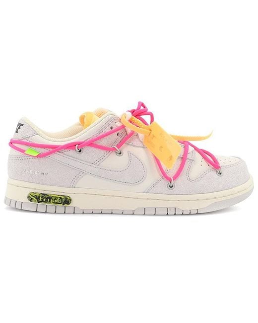 Nike Pink X Off- Dunk Low 'Lot 17 Of 50' for men