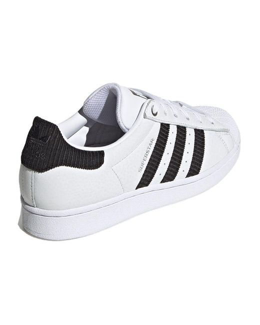 Adidas White (Wmns) Superstar Corduroy Stripes'