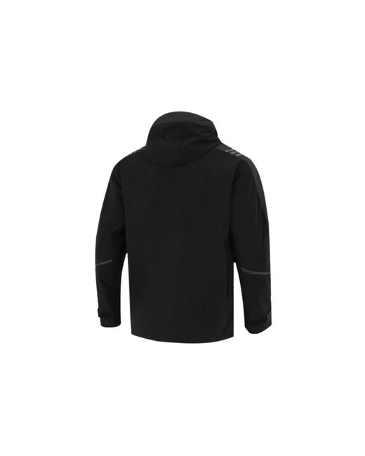 Adidas Black Athleisure Casual Sports Hooded Training Knit Jacket for men