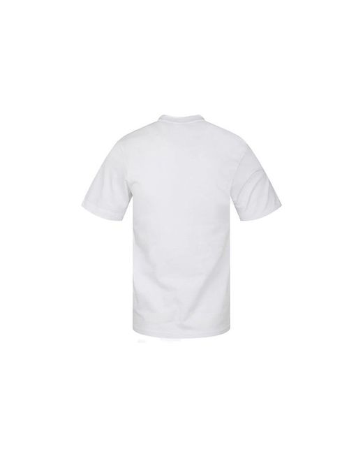 Nike White (Wmns) Sportswear Round Neck Casual Short Sleeve