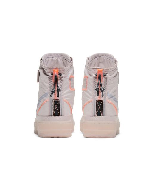 Nike Purple (Wmns) Air Force 1 High Shell 'Platinum'