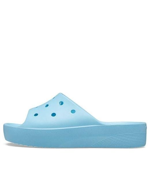 CROCSTM Blue (Wmns) Classic Platform Slide 'Arctic'