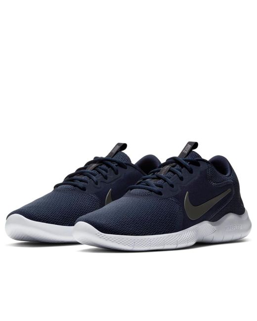 Nike Blue Flex Experience Run 9 'Obsidian Metallic Cool Dark' for men