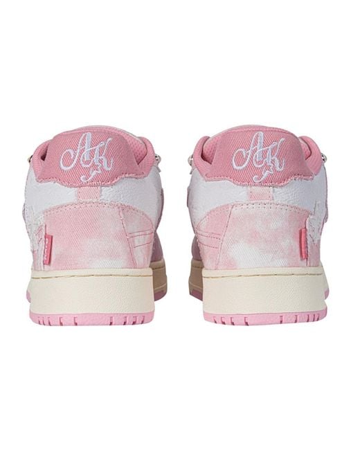 KAALIXTO Pink Skateboarding Mid Cloud Stars' for men