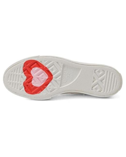 Converse White (Wmns) Chuck Taylor All Star Lift Platform Y2K Heart Low Top 'Pale'