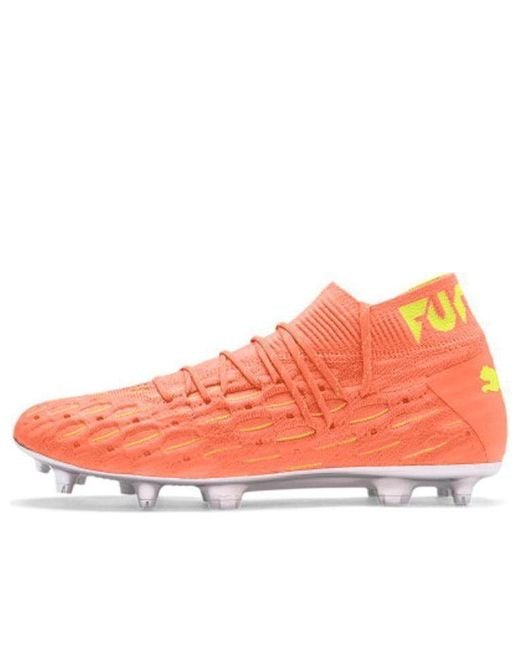 PUMA Orange Future 5.1 Netfit Osg Fg Ag 'Peach Fizzy' for men
