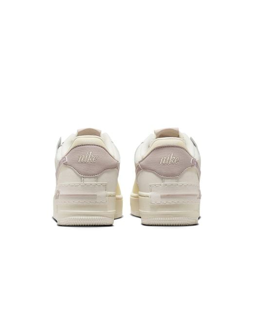 Nike White Air Force 1 Shadow Shoes