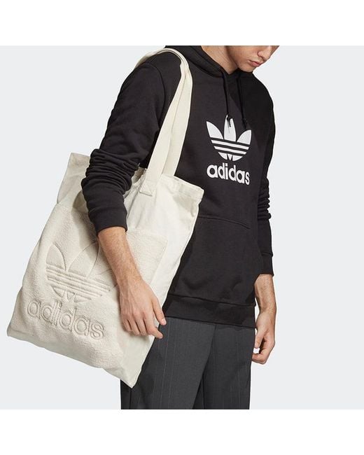 Adidas Black Adicolor Classics Trefoil Hoodie for men