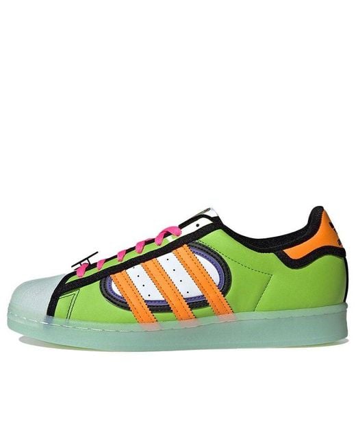 Adidas Green The Simpsons X Superstar 'Squishee' for men